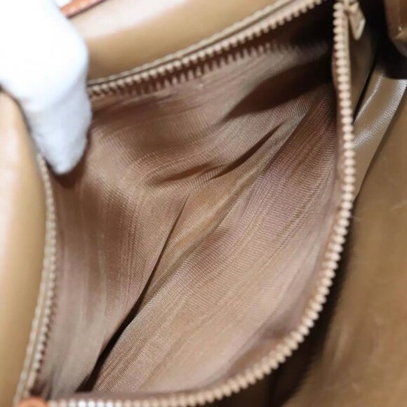 CELINE Macadam Canvas Shoulder Bag PVC Beige Auth bs18041 - Picture 13 of 16